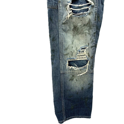 RRL Ralph Lauren(ダブルアールエル　ラルフローレン)　ダメージデニムパンツ　サイズ28×30 　165/72A  RN41381　メンズ 【100059441003】