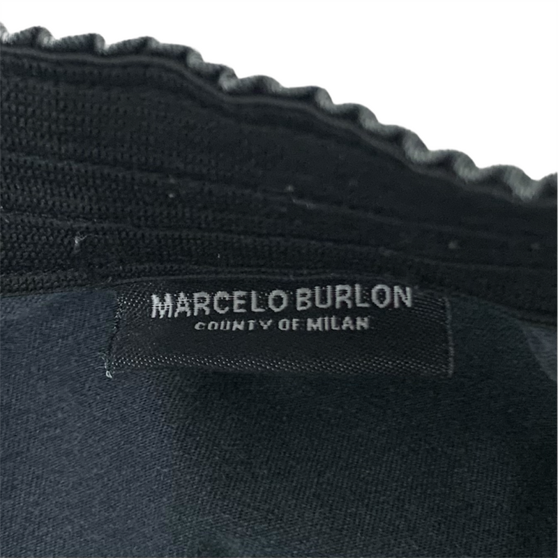 Marcelo Burlon ショートパンツ サイズM ヘビ柄 グラデーションブラック マルセロバーロン 【100059499008】