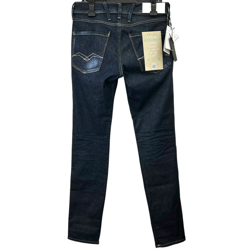 REPLAY ANBASS ハイパーフレックス デニムパンツ M914.000.661.Y70 サイズ28 ブルー リプレイ 【100059502007】