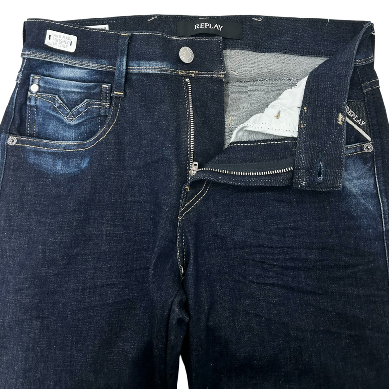 REPLAY ANBASS ハイパーフレックス デニムパンツ M914.000.661.Y70 サイズ28 ブルー リプレイ 【100059502007】