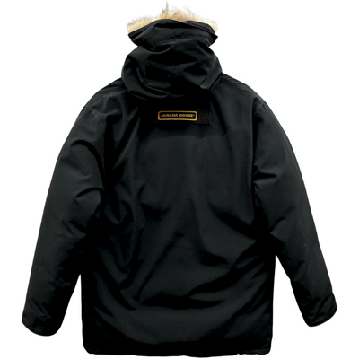 CANADA GOOSE エクスペディションダウンパーカ 3565JY サイズXL ブラック コヨーテファー カナダグース 【100059563007】