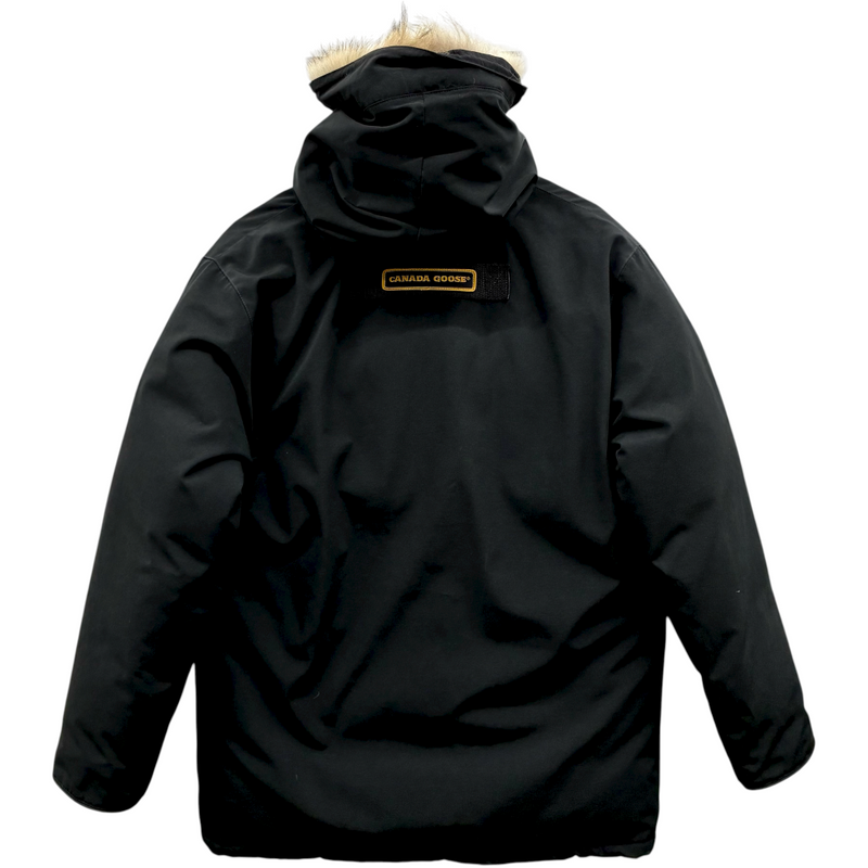 CANADA GOOSE エクスペディションダウンパーカ 3565JY サイズXL ブラック コヨーテファー カナダグース 【100059563007】