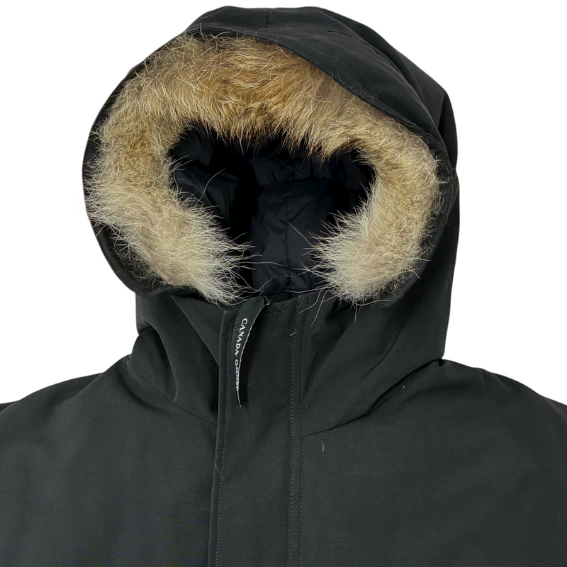 CANADA GOOSE エクスペディションダウンパーカ 3565JY サイズXL ブラック コヨーテファー カナダグース 【100059563007】