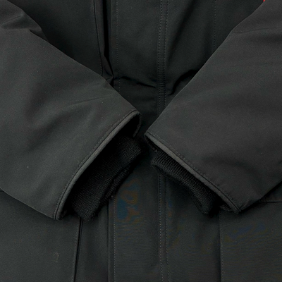 CANADA GOOSE エクスペディションダウンパーカ 3565JY サイズXL ブラック コヨーテファー カナダグース 【100059563007】