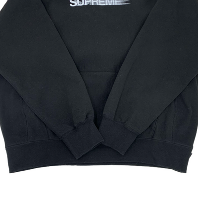 Supreme Motion Logo Hooded Sweatshirt(モーションロゴフーデッドスウェットシャツ) サイズS ブラック フーディ 23SS シュプリーム 【100059588007】