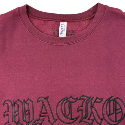 WACKO MARIA 裏起毛クルーネックスウェットシャツ TYPE-1 24SS-WMC-SS01 サイズXL ワインレッド ワコマリア 【100059635007】