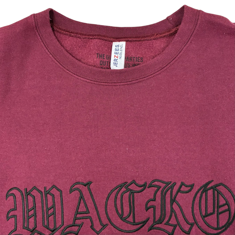 WACKO MARIA 裏起毛クルーネックスウェットシャツ TYPE-1 24SS-WMC-SS01 サイズXL ワインレッド ワコマリア 【100059635007】