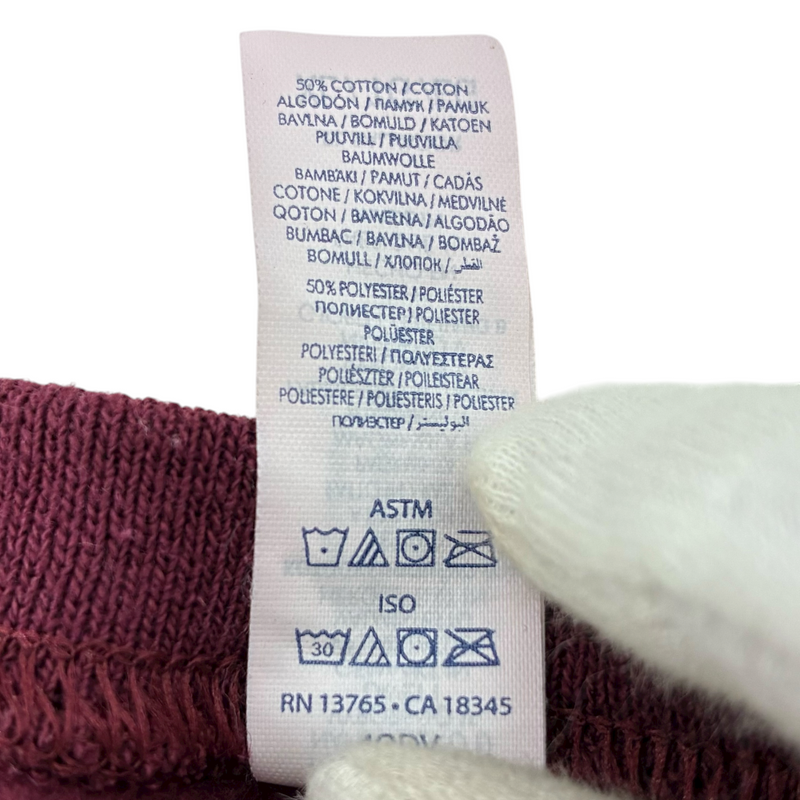 WACKO MARIA 裏起毛クルーネックスウェットシャツ TYPE-1 24SS-WMC-SS01 サイズXL ワインレッド ワコマリア 【100059635007】