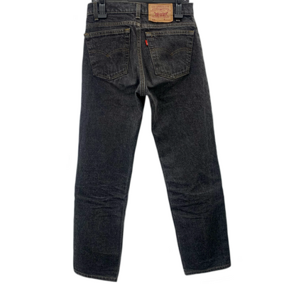 Levi's デニム 先染めブラック 505 サイズ28×34 USA・1998年製 リーバイス 【100059705006】