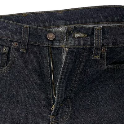 Levi's デニム 先染めブラック 505 サイズ28×34 USA・1998年製 リーバイス 【100059705006】