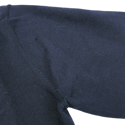 PRADA Vネックニット 長袖 DNA386 507 サイズ46(約Mサイズ相当) ネイビー プラダ 【100059720007】