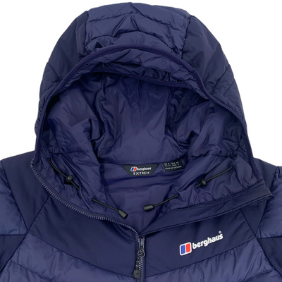 berghaus 軽量ダウンジャケット サイズS ネイビー ULVETANNA HYBRID DWN JKT バーグハウス 【100059728008】