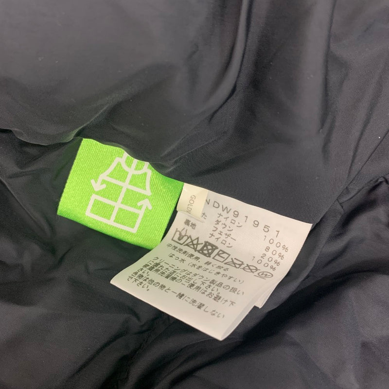 THE NORTH FACE(ザ・ノースフェイス) ダウンジャケット サイズ38(M相当) ブラック ダウン80％ NDW91951 メンズ アウター 【100059743003】