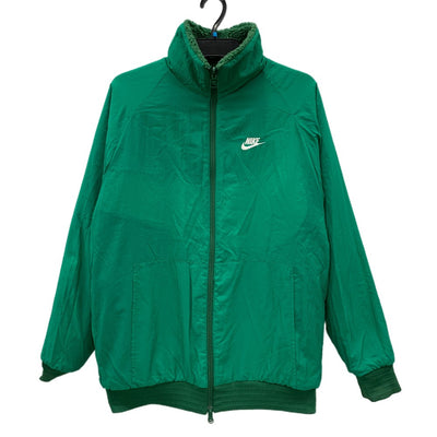 NIKE(ナイキ) リバーシブル ボアジャケット スウッシュ BQ6546 サイズL GREEN/WHITE メンズ アウター 【100059777008】