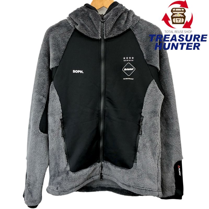 F.C.R.B. ポーラテックフリース ハイブリットブルゾン FCRB-212050 サイズM ブラック エフシーレアルブリストル 【100059848007】