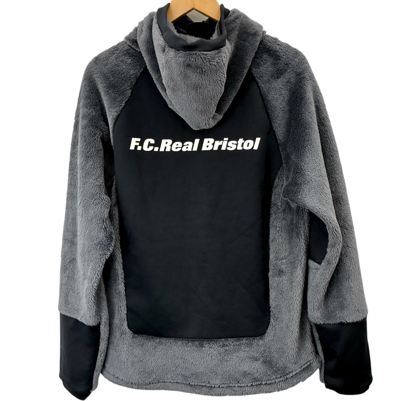 F.C.R.B. ポーラテックフリース ハイブリットブルゾン FCRB-212050 サイズM ブラック エフシーレアルブリストル 【100059848007】