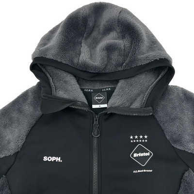 F.C.R.B. ポーラテックフリース ハイブリットブルゾン FCRB-212050 サイズM ブラック エフシーレアルブリストル 【100059848007】