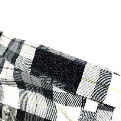 adabat(アダバット)　チェック柄パンツ　サイズ48（L）ホワイト×ブラック×イエロー　メンズ 未使用品 【100059955003】