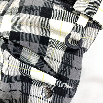 adabat(アダバット)　チェック柄パンツ　サイズ48（L）ホワイト×ブラック×イエロー　メンズ 未使用品 【100059955003】