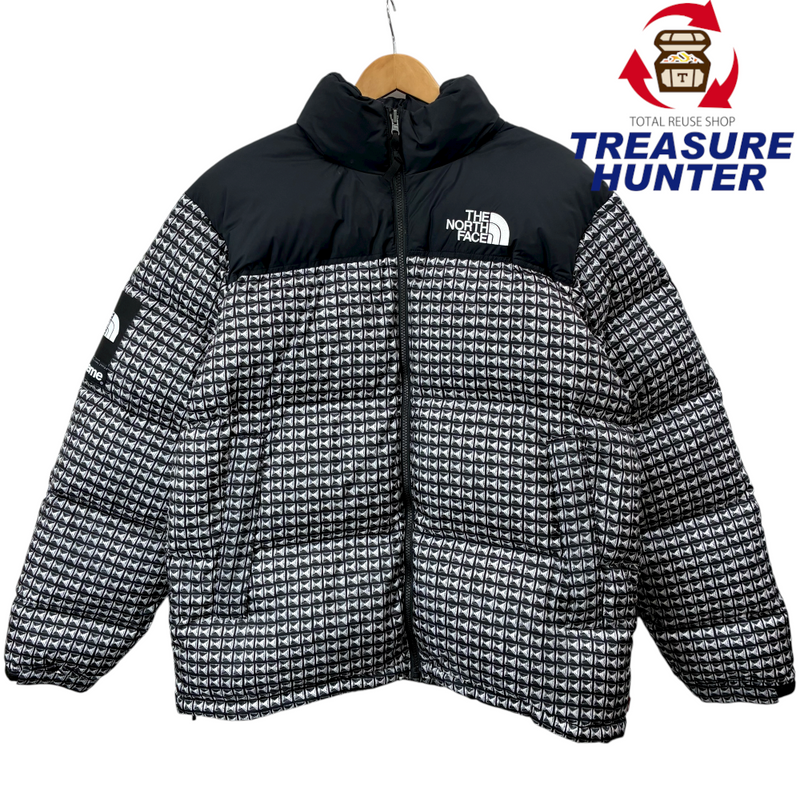 Supreme×THE NORTH FACE スタッズ ヌプシ ダウンジャケット ND42100I サイズL ブラック 21SS シュプリーム×ノースフェイス 【100059967007】