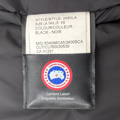 CANADA GOOSE ロスクレア パーカ 9910400053 サイズXS ブラック 18AW カナダグース 【100060037007】