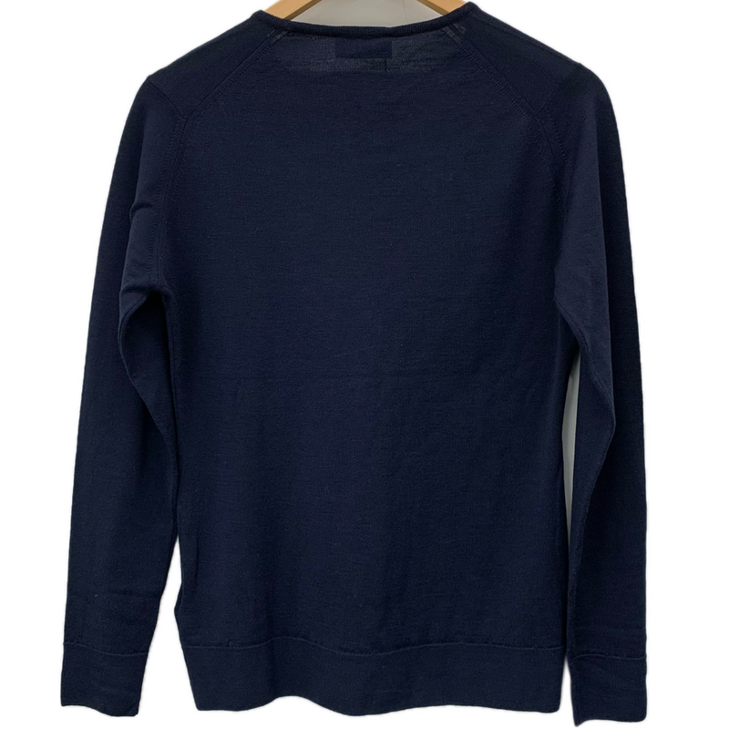 JOHN SMEDLEY ウール セーター サイズL CA45550 ミッドナイト ジョンスメドレー 【100060089008】