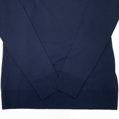 JOHN SMEDLEY ウール セーター サイズL CA45550 ミッドナイト ジョンスメドレー 【100060089008】