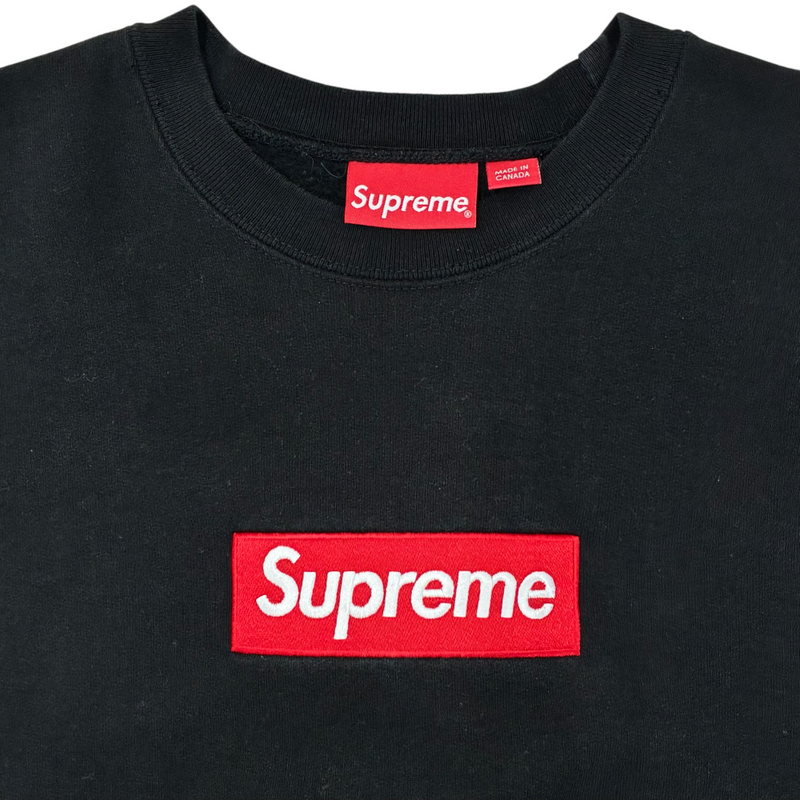 Supreme Box Logo Crewneck(ボックスロゴ クルーネック) サイズS ブラック 22AW シュプリーム 【100060956007】