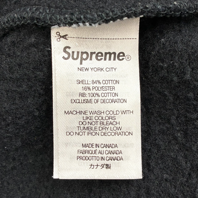 Supreme Box Logo Crewneck(ボックスロゴ クルーネック) サイズS ブラック 22AW シュプリーム 【100060956007】