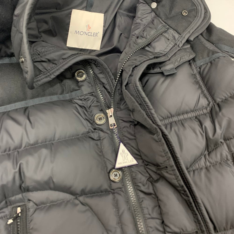 MONCLER(モンクレール) ダウンジャケット サイズ0(S相当) ブラック ダウン90% B2-091-41392-85-53227 RYAN レディース アウター 【100061159008】