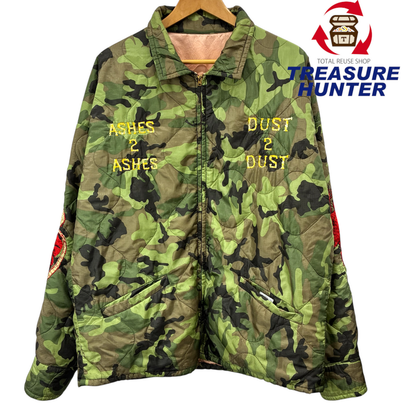 SAINT MICHAEL ベトナムジャンバー SM-A22-0000-036 サイズXL カモ ユーズド加工 23SS セントマイケル 【100061160007】