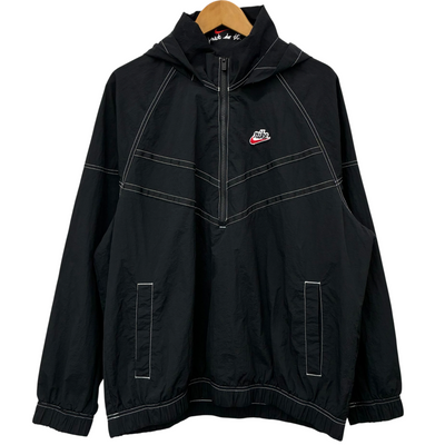 NIKE ナイロンジャケット パンツ 上下セット DM6861-010 サイズXL DM6859-010 サイズM ブラック ナイキ 【100061166008】