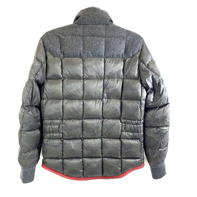 MONCLER(モンクレール) ダウンジャケット A2-091-41376-85-53699 サイズ2（XS相当）グレー×カモフラ ダウン90% 2014年A/Wモデル メンズ 【100061181003】