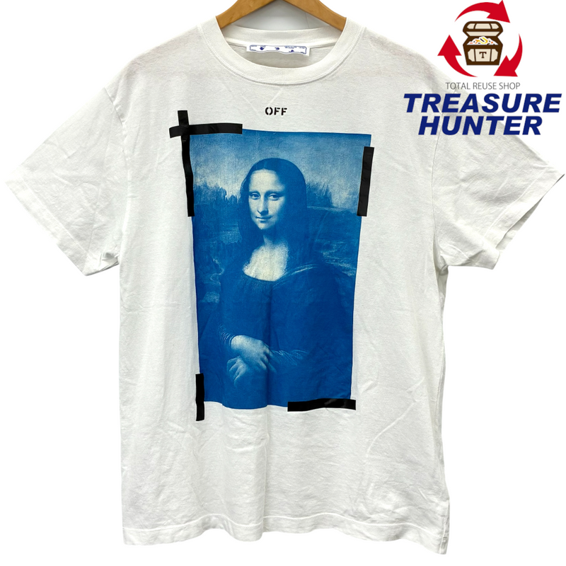 Off-White Mona Lisa(モナリザ) Tシャツ OMAA038R21JER001 サイズXXS ホワイト 21SS オフホワイト 【100061294007】