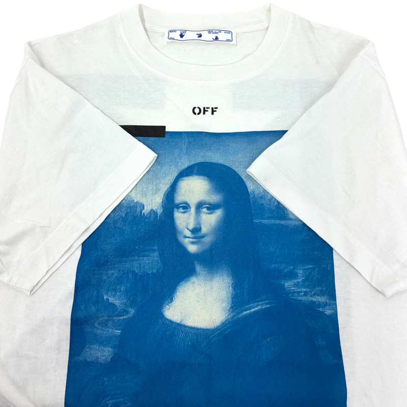 Off-White Mona Lisa(モナリザ) Tシャツ OMAA038R21JER001 サイズXXS ホワイト 21SS オフホワイト 【100061294007】