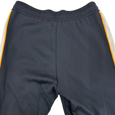 DIESEL サイドジップトラックパンツ P-ZAMPOCK サイズS ブラック×イエロー ディーゼル 【100061335007】