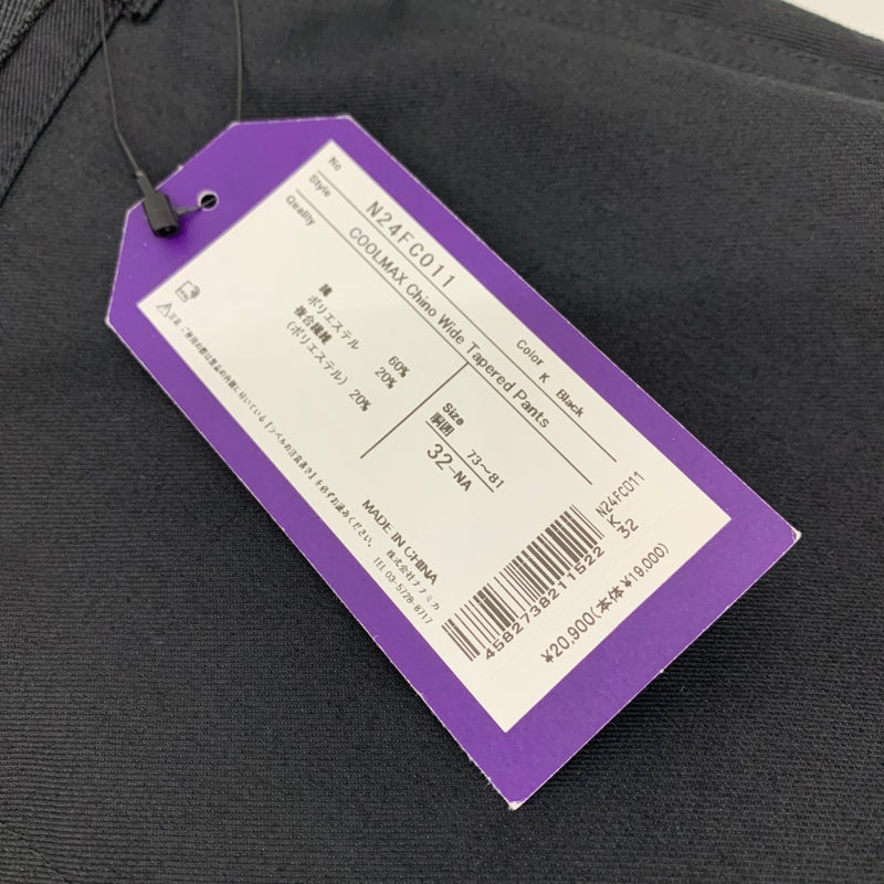 THE NORTH FACE(ザ・ノースフェイス)　ワイドテーパードパンツ　N24FC011 サイズ32（M）ブラック メンズ 【100061339003】