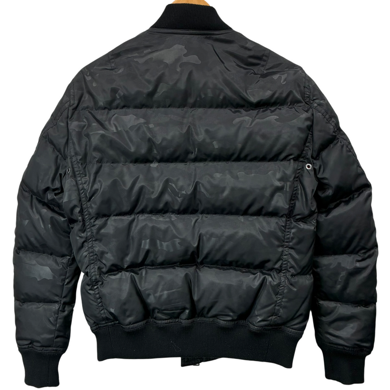 BLACK LABEL CRESTBRIDGE ダウンジャケット 51F21-220-09 サイズM ブラックカモ ブラックレーベル クレストブリッジ 【100061364008】