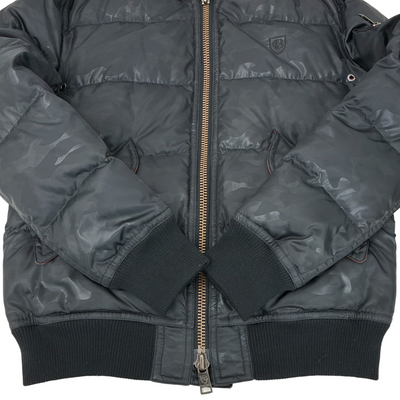 BLACK LABEL CRESTBRIDGE ダウンジャケット 51F21-220-09 サイズM ブラックカモ ブラックレーベル クレストブリッジ 【100061364008】