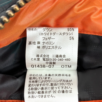 BLACK LABEL CRESTBRIDGE ダウンジャケット 51F21-220-09 サイズM ブラックカモ ブラックレーベル クレストブリッジ 【100061364008】