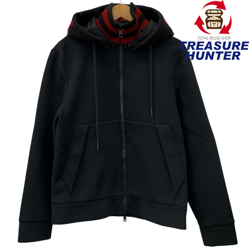 MONCLER MAGLIA CARDIGAN サイズL ブラック パーカー モンクレール 【100061389002】