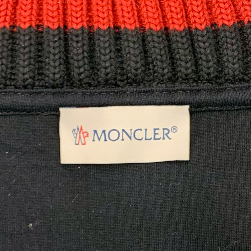 MONCLER MAGLIA CARDIGAN サイズL ブラック パーカー モンクレール 【100061389002】