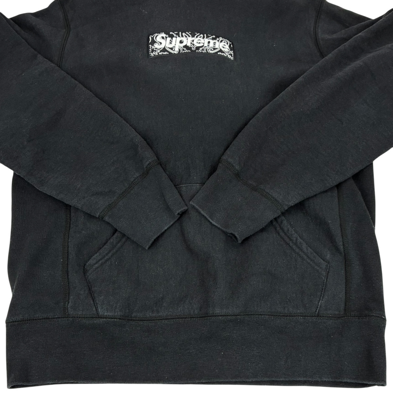 Supreme Bandana Box Logo Hooded Sweatshirt サイズS ブラック 19AW ボックスロゴフーディ  シュプリーム 【100061396007】