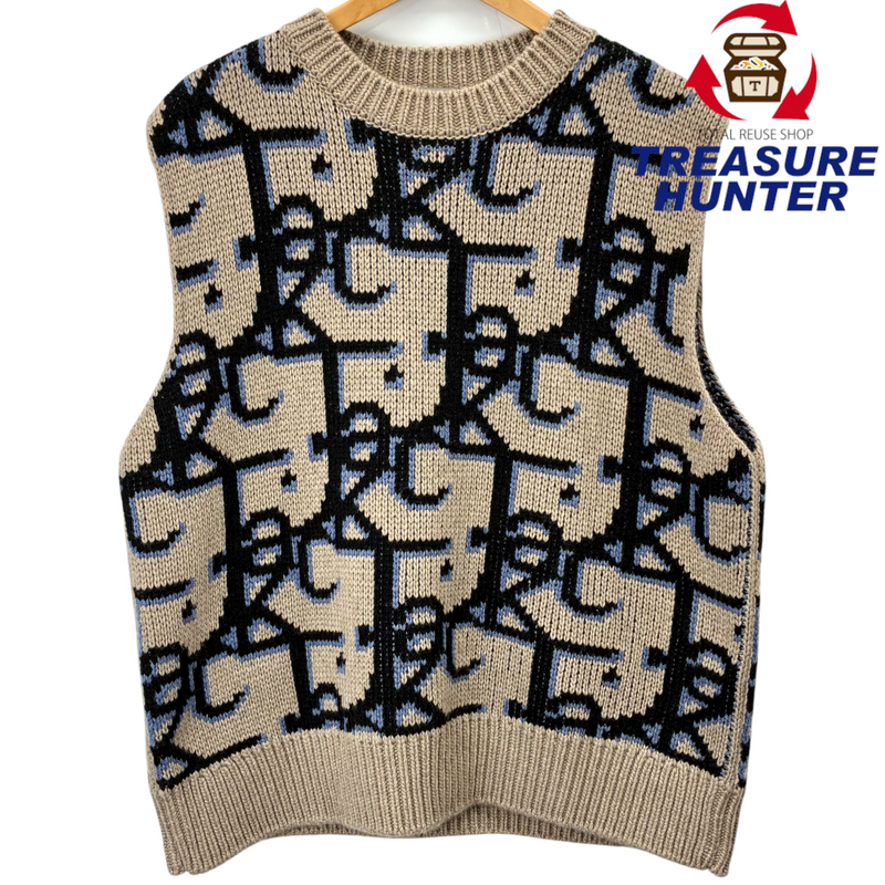 Christian Dior×CACTUS JACK カシミヤ オーバーサイズニットベスト サイズL 2022年秋冬モデル クリスチャンディオール×カクタスジャック 【100061436007】
