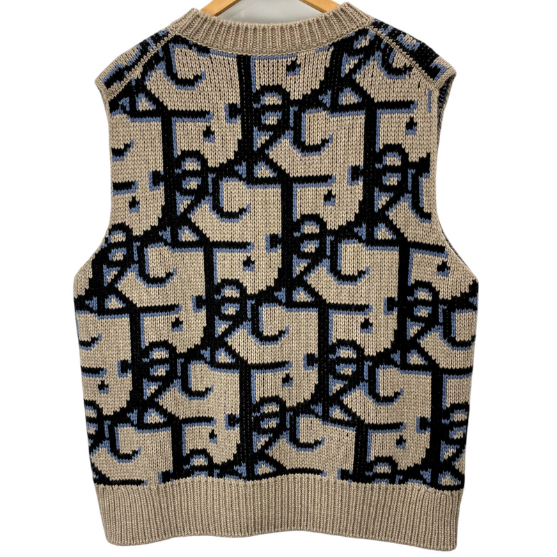 Christian Dior×CACTUS JACK カシミヤ オーバーサイズニットベスト サイズL 2022年秋冬モデル クリスチャンディオール×カクタスジャック 【100061436007】