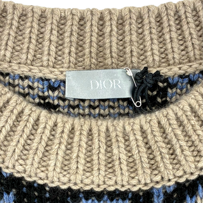 Christian Dior×CACTUS JACK カシミヤ オーバーサイズニットベスト サイズL 2022年秋冬モデル クリスチャンディオール×カクタスジャック 【100061436007】