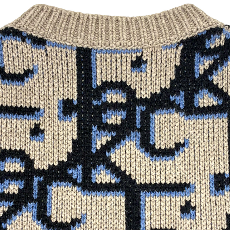 Christian Dior×CACTUS JACK カシミヤ オーバーサイズニットベスト サイズL 2022年秋冬モデル クリスチャンディオール×カクタスジャック 【100061436007】