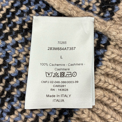 Christian Dior×CACTUS JACK カシミヤ オーバーサイズニットベスト サイズL 2022年秋冬モデル クリスチャンディオール×カクタスジャック 【100061436007】