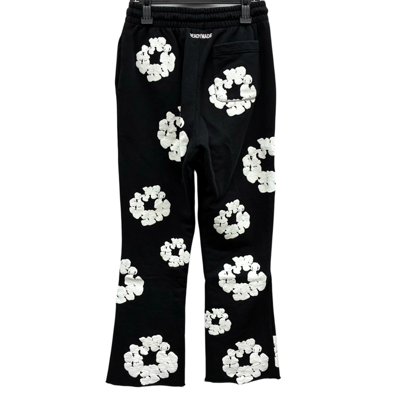 READYMADE×DENIM TEARS COTTON WREATH SWEAT FLARE PANTS サイズM ブラック 22AW スウェットフレアパンツ レディメイド×デニムティアーズ 【100061472007】