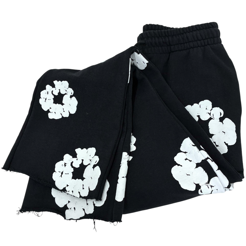 READYMADE×DENIM TEARS COTTON WREATH SWEAT FLARE PANTS サイズM ブラック 22AW スウェットフレアパンツ レディメイド×デニムティアーズ 【100061472007】